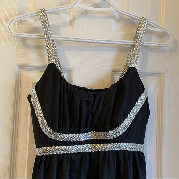 NWT Black & Silver Dress - Picture 2 of 6